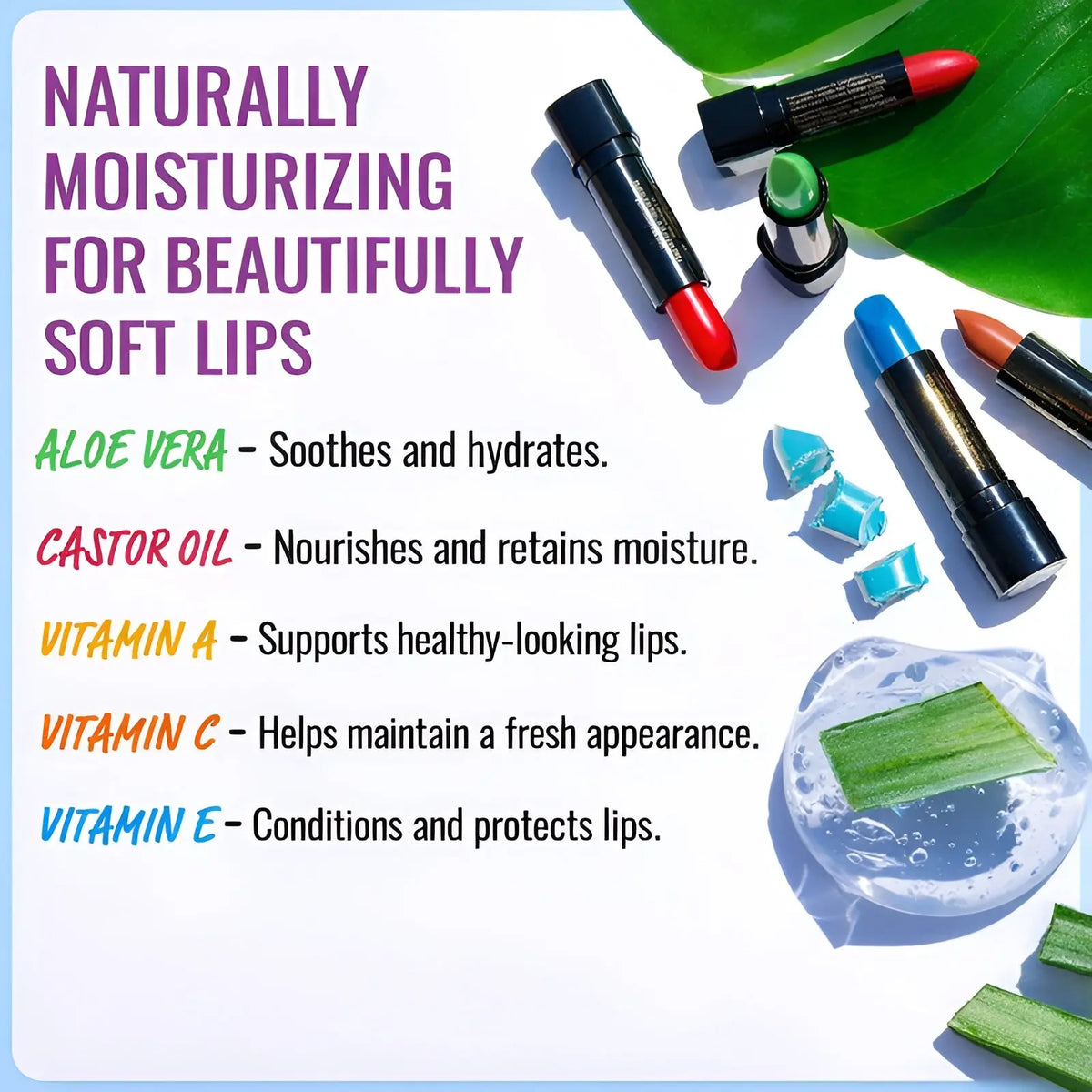 Mood Lips Color Changing Lipstick | Long Lasting Lip Stain Effect | 12 Hour Wear | Magic Ph Tint | Aloe Vera Hydrating & Moisturizing | Made in USA |