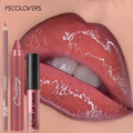 3Pcs/Set 3-In-1 Lip Color Set, Lip Kit Sets, Lip Essentials, Lip Cosmetic, Lip Liner, Creamy Lipstick and High Shine Lip Gloss, Long-Lasting & Non-Sticky Non-Fading