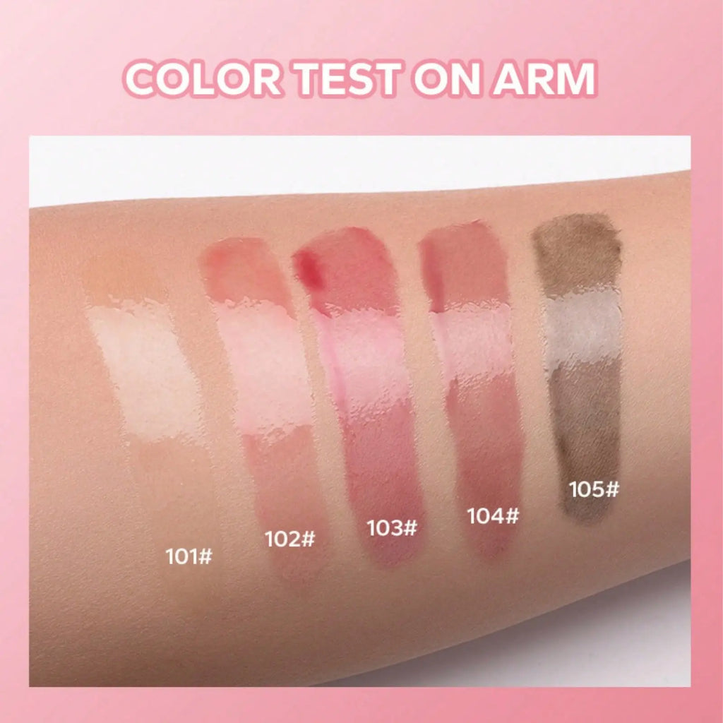 Beauty Glazed 2Pcs/Set Velvet Texture Lip Makeup Set - Lip Liner - Lip Glaze - Waterproof Long-Lasting Matte Effect, Red, Brown, Create Moisturizing Natural Lip Makeup Lip Combo