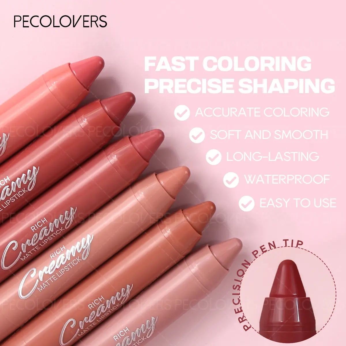 3Pcs/Set 3-In-1 Lip Color Set, Lip Kit Sets, Lip Essentials, Lip Cosmetic, Lip Liner, Creamy Lipstick and High Shine Lip Gloss, Long-Lasting & Non-Sticky Non-Fading