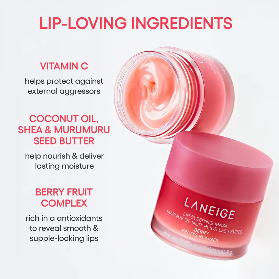 NEW Exclusive Bundle: Laneige Cream Skin Sheet Mask & Lip Sleeping Mask Duo