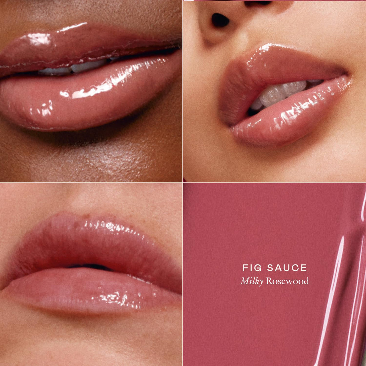 Tinted Lip Balm, Moisturizing Lip Gloss Tube for Women, Fig Sauce | Le Chouchou, Lip Softening Balm with Cooling Metal Applicator, Plumps & Smoothes Lips, Infused with Acai & Mongongo Butter